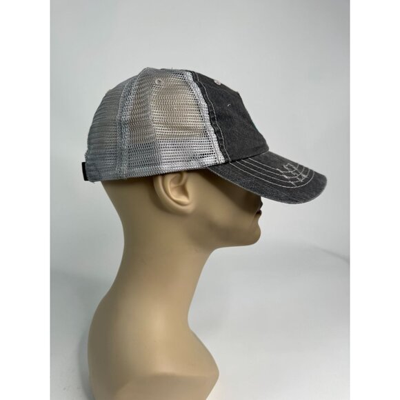 WT Farm Girl Distressed Trucker Hat YouTube Logo Embroidered Adjustable One Size - Picture 12 of 16
